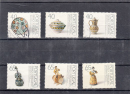 Portugal, Faiança Portuguesa, 1991, Mundifil Nº 2045 A 2050 Used - Used Stamps