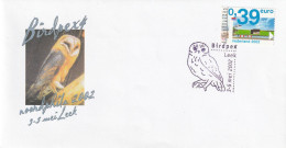 Nederland 2002, Birdpex, Leek, Owl - Lettres & Documents