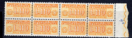 Italia (1955) - Pacchi In Concessione, 110 Lire Fil. Stelle 4° Tipo, Sass. 13/II ** - Consigned Parcels