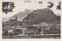 E3105) SALZBURG U. Festung Hohensalzburg - Monopol FOTO AK 7207 - Salzburg Stadt