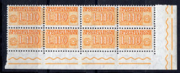 Italia (1955) - Pacchi In Concessione, 110 Lire Fil. Stelle 4° Tipo, Sass. 13/II ** - Consigned Parcels