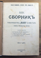 Old Russian Language Book, XXXV Collection Of The Knowledge Society For 1911, St. Peterburg 1911 - Idiomas Eslavos