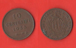 San Marino 10 Centesimi 1938 - San Marino