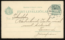TEMESVÁR 6f Local Stationery Card - Postal Stationery