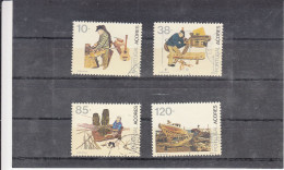 Portugal, Profissões Tipicas Açorianas, 1992, Mundifil Nº 2092 A 2095 Used - Oblitérés