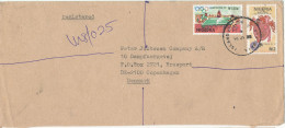 Nigeria Registered Cover Sent To Denmark 10-7-1992 (sent From The Emabssy Of USSR Lagos) - Nigeria (1961-...)