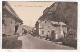 CPA :  14 X 9  -  MAGLAND.  -  Monument Aux Morts Et Mairie - Magland