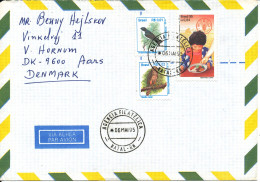 Brazil Air Mail Cover Sent To Denmark 6-5-1995 With More Topic Stamps - Aéreo