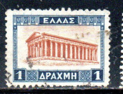 GREECE GRECIA ELLAS 1927 TEMPLE OF HEPHAESTUS 1d MNH - Unused Stamps