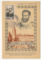 FRANCE => MONTPELLIER - Carte Officielle "Journée Du Timbre" 1946 Timbre Fouquet De La Varane - Storia Postale