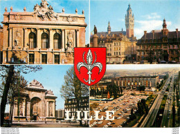 '"CPM Lille (Nord) L''Opera Grand Place Porte De Paris La Foire Internationale"' - Lille