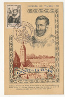 FRANCE => MARSEILLE - Carte Officielle "Journée Du Timbre" 1946 Timbre Fouquet De La Varane - Brieven En Documenten