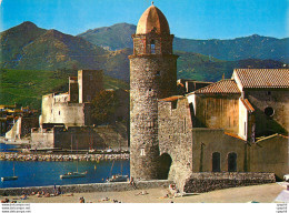 '"CPM La Cote Vermeille Collioure Ville Catalane L''Eglise ND Des Anges Le Chateau Royal"' - Presentation Packs