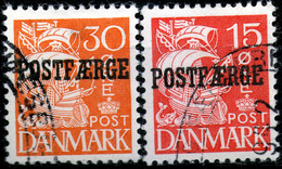 Denmark,1936/1942, 15+30 Ore,ferry Cancellation,as Scan - Paquetes Postales