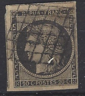 Francia U    3 (o) Ceres. 1849 - 1849-1850 Cérès