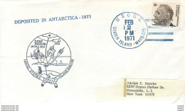 Lettre Cover Etats-Unis Antartica 1971 USCGC Staten Island - Briefe U. Dokumente