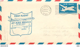 Lettre Cover Etats-Unis  Jet Mail Service New York 1960 - Brieven En Documenten