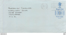 Entier Postal Stationary Great Britain Machin Australian Consulate Manchester - Cartas & Documentos