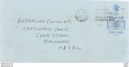 Entier Postal Stationary Great Britain Machin Australian Consulate Manchester - Storia Postale