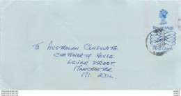 Entier Postal Stationary Great Britain Machin Australian Consulate Manchester - Brieven En Documenten