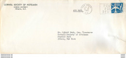 Lettre Cover Etats-Unis 1960 San Juan Cover Cornell Society Of Hotelman Ithaca - Storia Postale