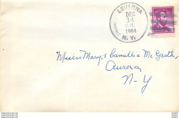 Lettre Cover Etats-Unis 4c Lincoln Levanna For NY 1964 - Cartas & Documentos