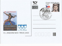 CDV 83 Czech Republic Olympic Commitee Session 2003 - Summer 1924: Paris