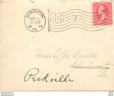 Lettre Cover Etats-Unis 2c 1898 Scranton Cover - Otros & Sin Clasificación