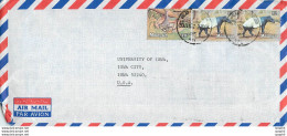 Lettre Cover Malaisie University Iowa City - Malaysia (1964-...)