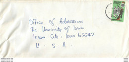 Lettre Cover Chine China University Iowa Taipei Medical College - Brieven En Documenten