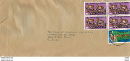 Lettre Cover Chine China University Iowa Taipei Medical College - Lettres & Documents