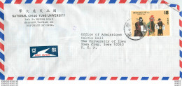 Lettre Cover Chine China University Iowa - Brieven En Documenten