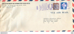 Lettre Cover Chine China University Iowa Electrotechnology - Cartas & Documentos