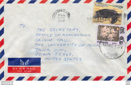 Lettre Cover For University Of Iowa Malaysia Turtle - Malaysia (1964-...)