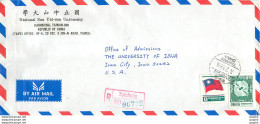 Lettre Cover For University Of Iowa Chine - Cartas & Documentos