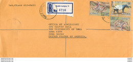 Lettre Cover Malaisie University Iowa - Malaysia (1964-...)