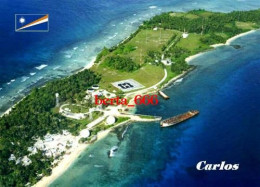 Marshall Islands Carlos Aerial View New Postcard - Marshall