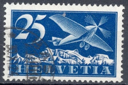 Schweiz Suisse 1923: Alpen-Flug / Avion Et Alpes Zu Flug 5 Mi 180x Yv PA 5 Mit Eckstempel BASEL 30.XI.24 (Zu CHF 35.00) - Used Stamps