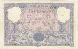 100 F Bleu Et Rose Du 25-9-1900 FAY 21.14 Alph. H.3040 Date Assez Rare - 100 F 1888-1909 ''Bleu Et Rose''