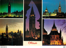 CPM La Magie De La Nuit Les Edifices Du Parlement - Ottawa