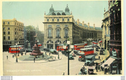 CPA London Piccadily Circus Autobus - London