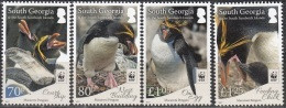 South Georgia & South Sandwich Islands 2017 WWF Manchot Macaroni Neuf ** - Zuid-Georgia