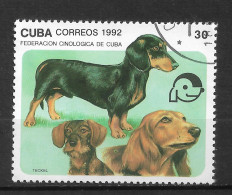 CUBA  N°  3199  " CHIENS " - Gebruikt