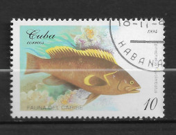 CUBA  N°  3400 " POISSON DES CARAÏBES " - Usati