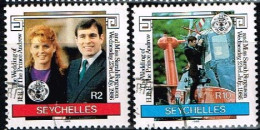 SEYCHELLES / Oblitérés / Used / 1986 - Mariage Royale - Seychelles (1976-...)