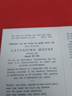 Doodsprentje Catharina Moens / Opwijk 7/9/1891 Dendermonde 29/11/1976 ( Benoit De Vis ) - Religion & Esotérisme