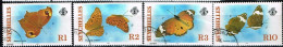 SEYCHELLES / Oblitérés / Used / 1987 - Papillons - Seychelles (1976-...)