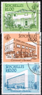 SEYCHELLES / Oblitérés / Used / 1987 - Centenaire De La Banque - Seychelles (1976-...)