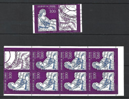 Carnet De France Oblitéré N 3053 + Paire - Dag Van De Postzegel