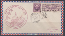 États-Unis FDC 1927 Vol Sacramento California PA 12 Insigne De Pilote - 1851-1940